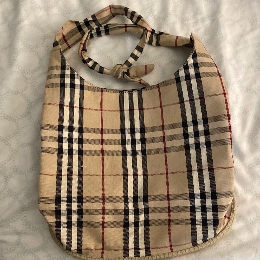 Burberry Canvas Bucket Bag